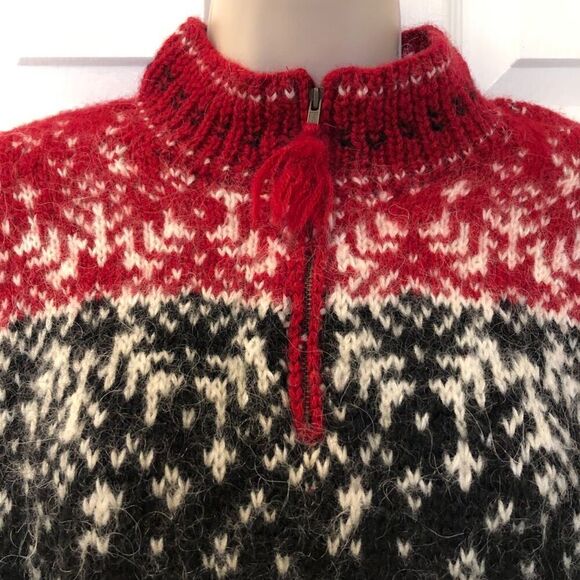 Vintage Chelsea Cambell for Charter Club Wool Mohair Heavy Sweater Women's M - Picture 4 of 13